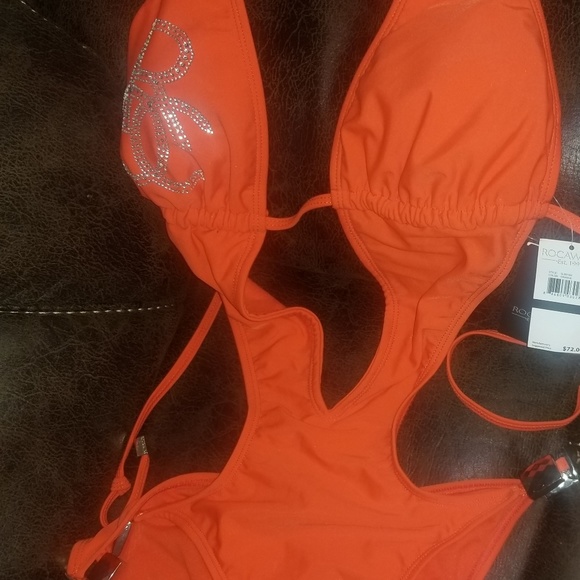 Orange  monokini - Picture 3 of 5